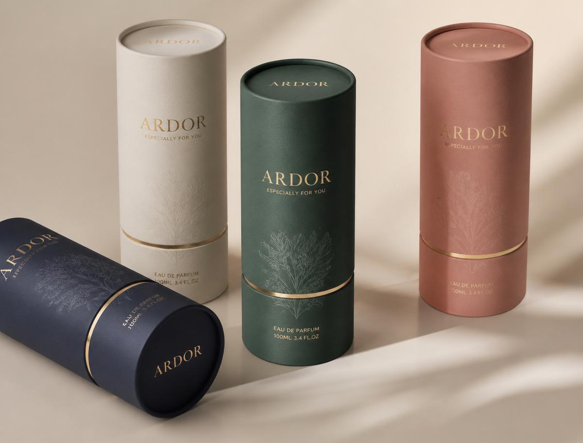 Premium printed cardboard tubes for candles and cosmetics packaging